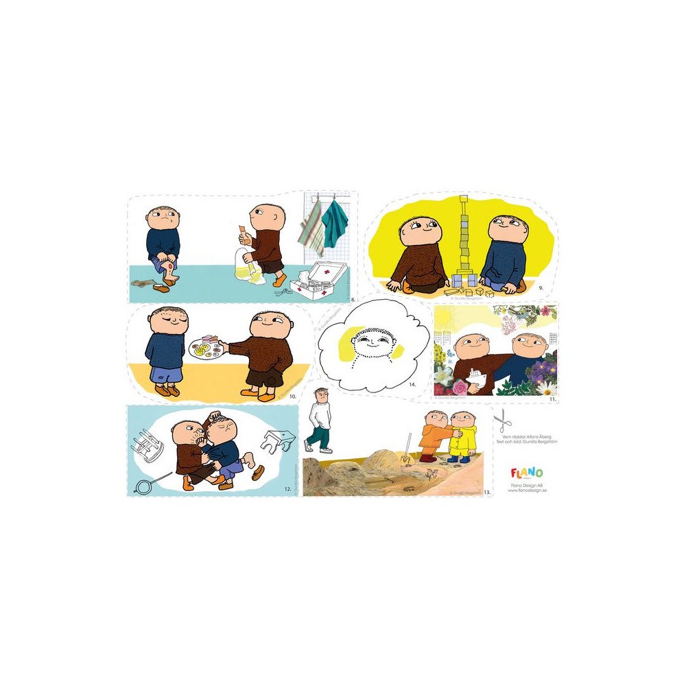 No Brand Flanosats Vem räddar Alfons Åberg