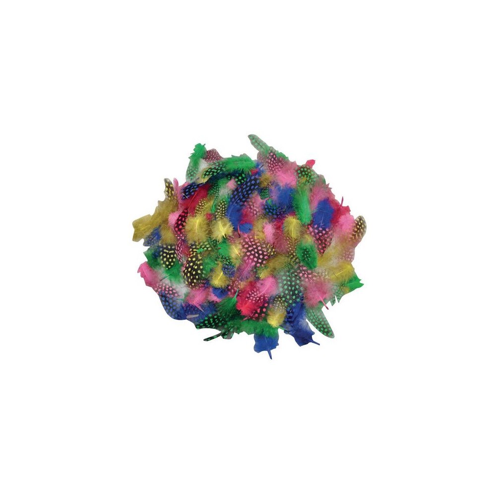 Playbox Fjädrar blandade färger 100/fp