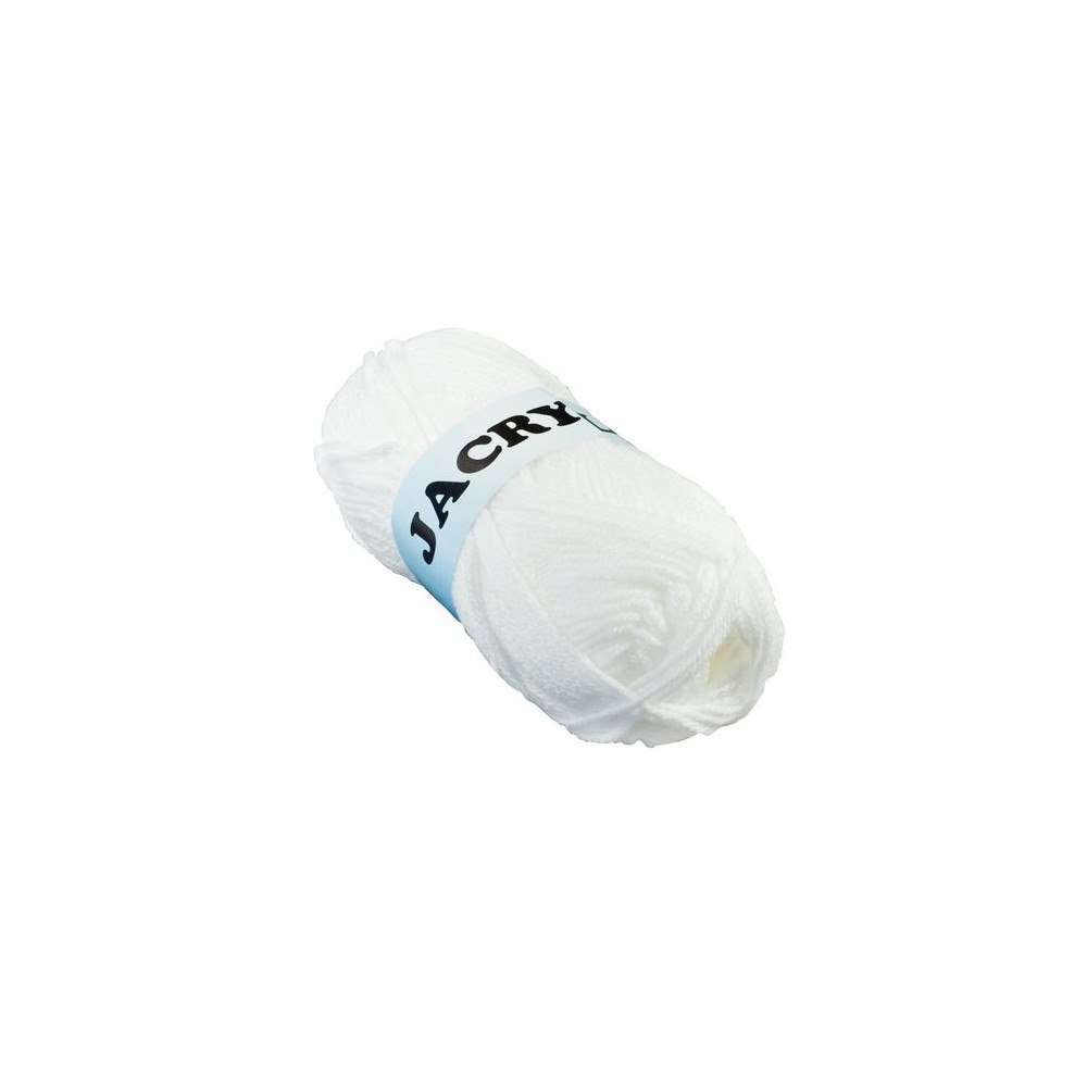 No Brand Akrylgarn 50g vit