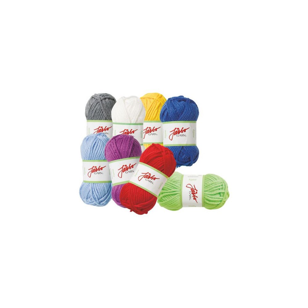 No Brand Akrylgarn Molly 8 färger