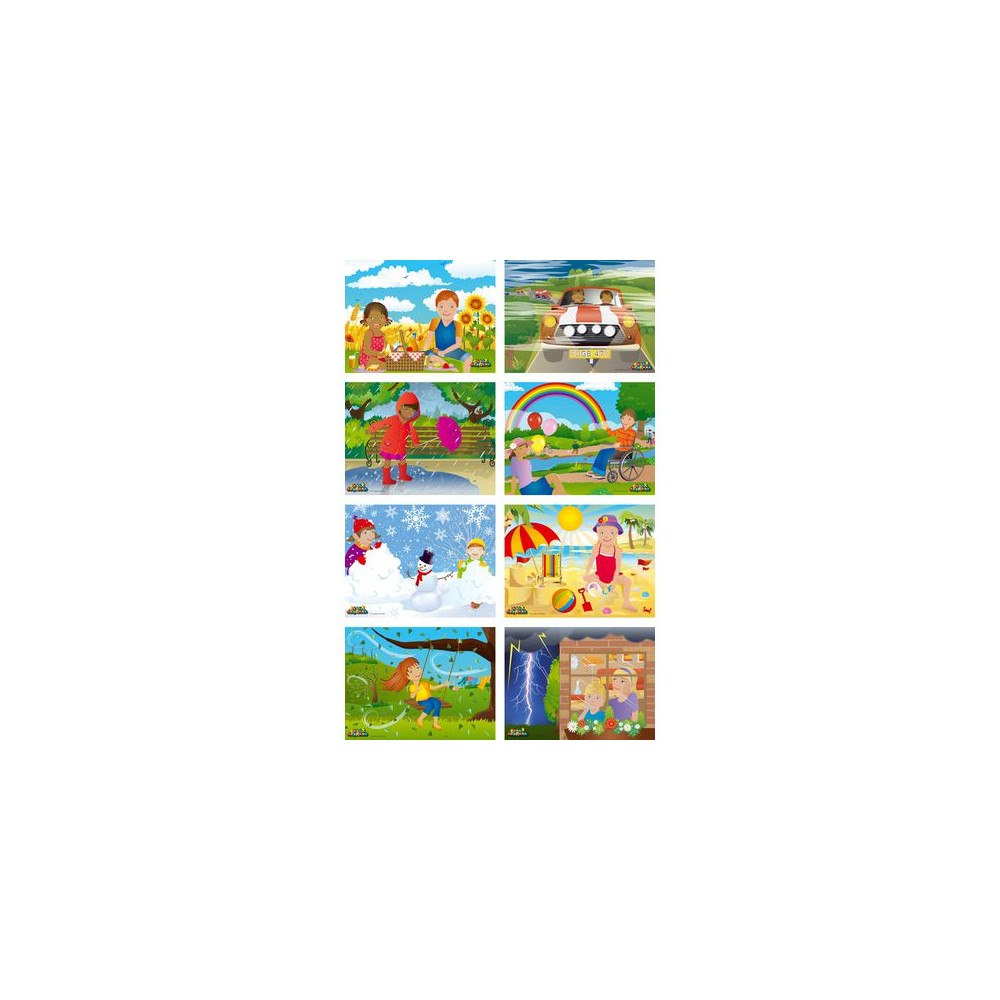 No Brand Pussel väder 20x15cm