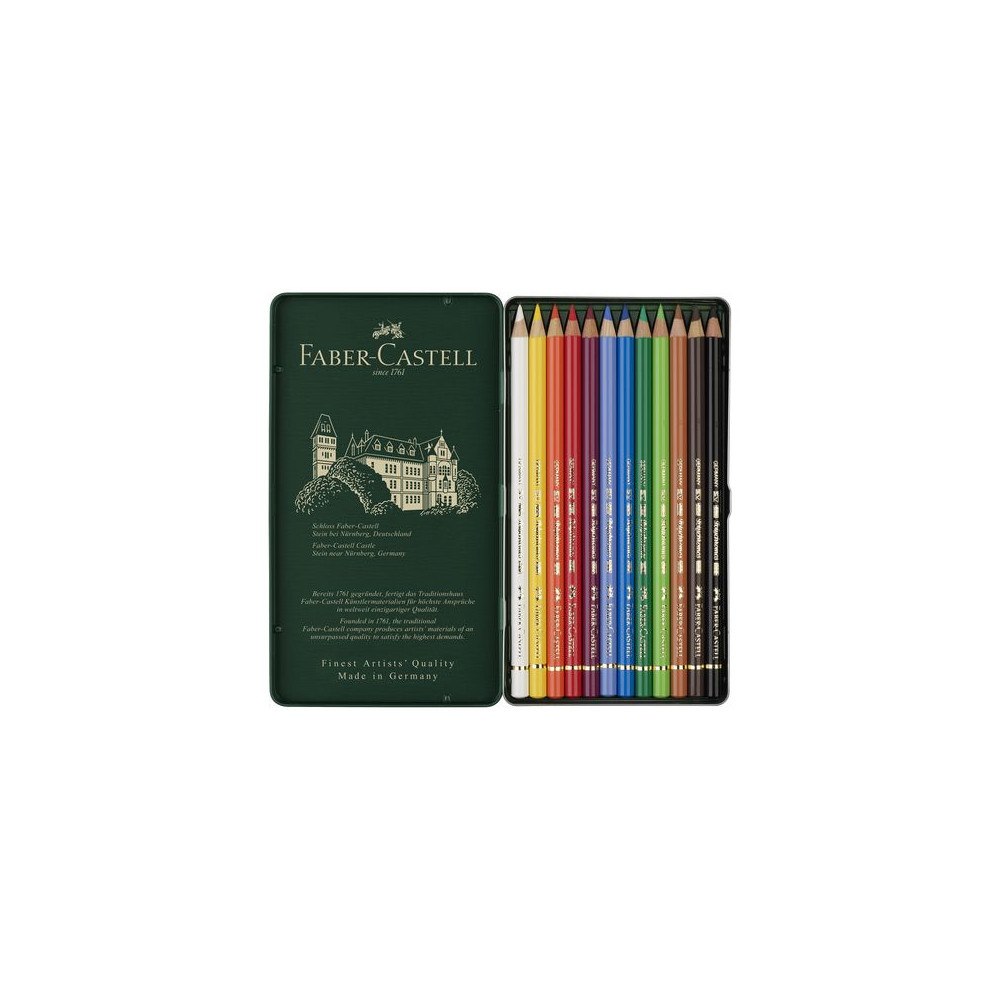 FABER-CASTELL Färgpenna FABER CASTELL Polychroms 12/fp