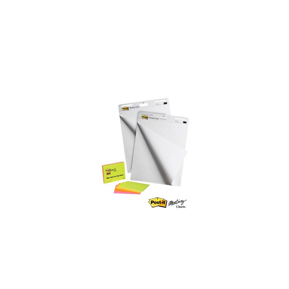 Post-it Blädderblock POST-IT 63,5x77,5cm 2/fp