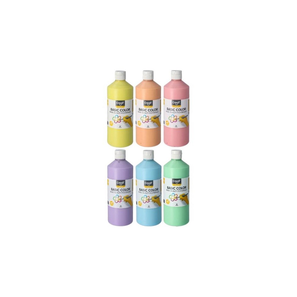 Creall Pastellfärg CREALL Pastell 6x500ml 6/fp