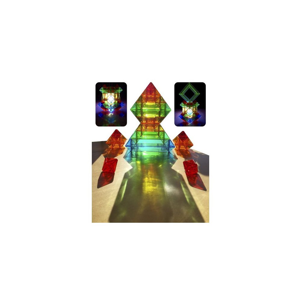 No Brand Geometriska figurer transparent 15/fp