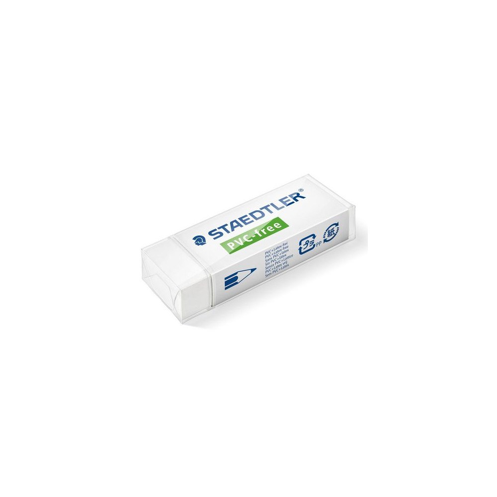 STAEDTLER Radergummi Pvc-Fri 65x23x13mm vit