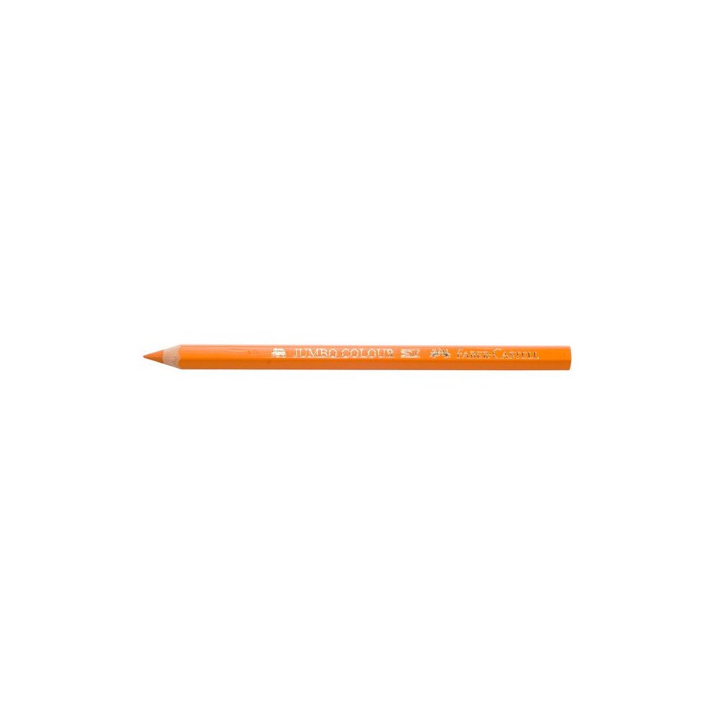 FABER-CASTELL Färgpenna FABER Jumbo orange 12/fp