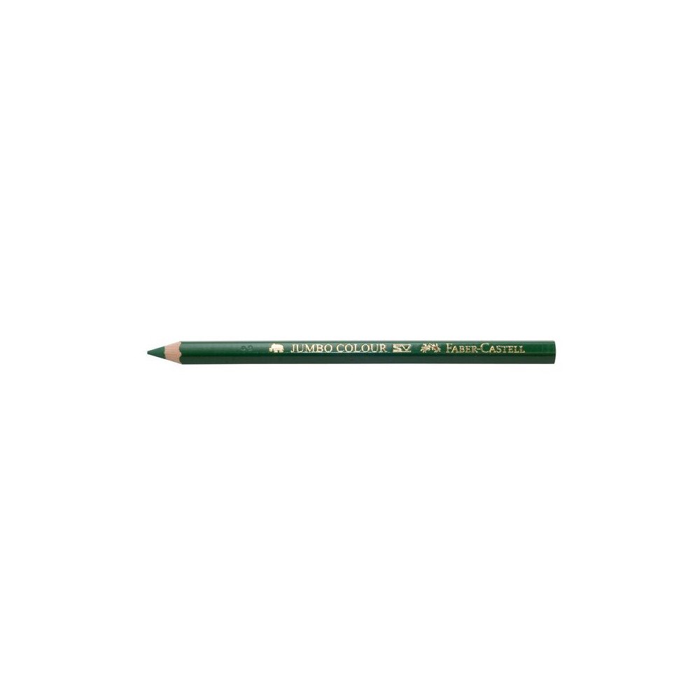 FABER-CASTELL Färgpenna FABER Jumbo mörkgrön 12/fp