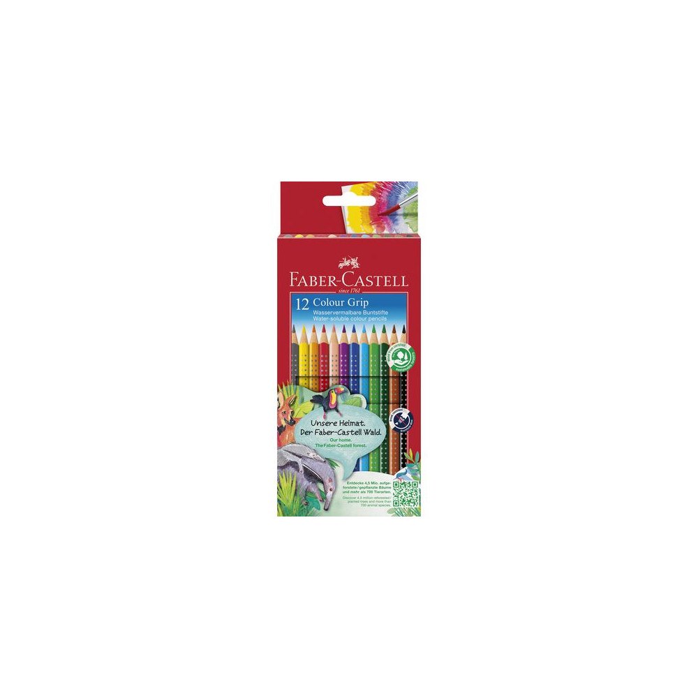 FABER-CASTELL Färgpenna Colour Grip 2001 12 färger