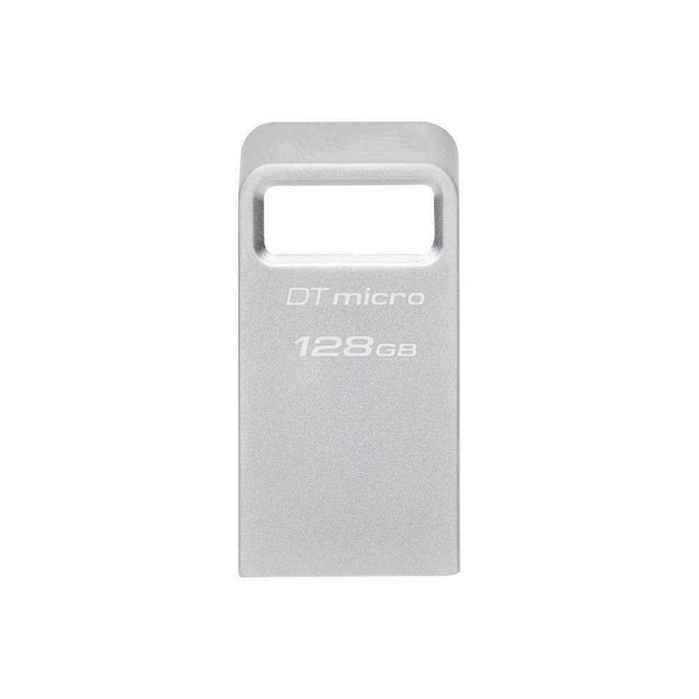 Kingston Technology Kingston Technology DataTraveler Micro USB-sticka 128 GB USB Type-A 3.2 Gen 1 (3.1 Gen 1) Silver