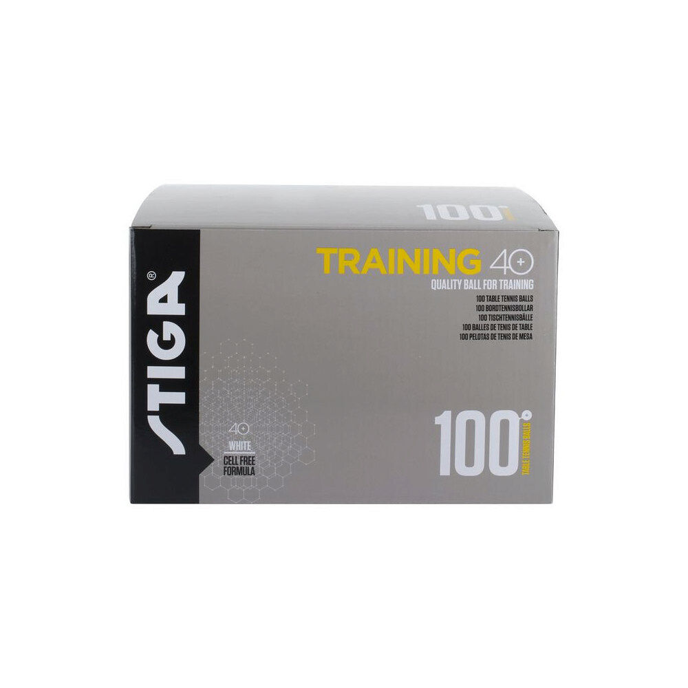 Stiga Bordtennisboll STIGA Training vit 100/fp