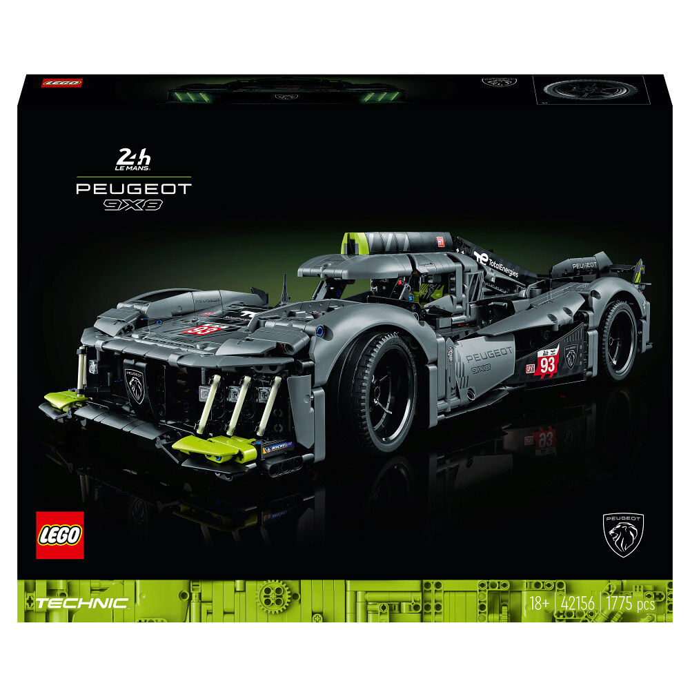 LEGO LEGO Technic 42156 - PEUGEOT 9X8 24H Le Mans Hybrid Hypercar - byggsats
