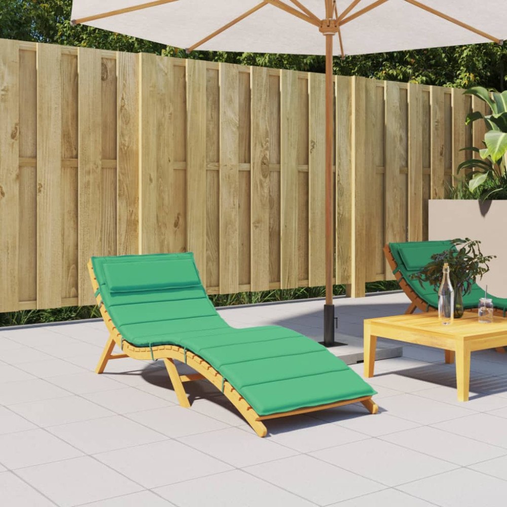 vidaXL Dyna till solsäng grön 180x60x4 cm oxfordtyg