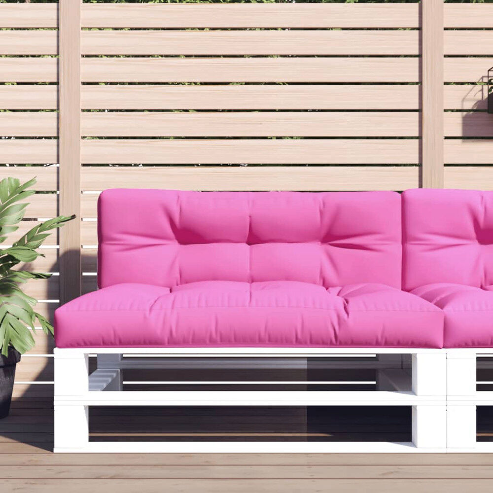 vidaXL Palldyna rosa 120x40x12 cm tyg