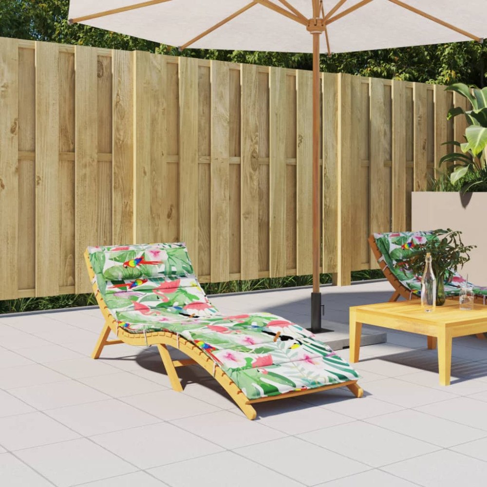 vidaXL Dyna till solsäng flerfärgad 180x60x4 cm oxfordtyg