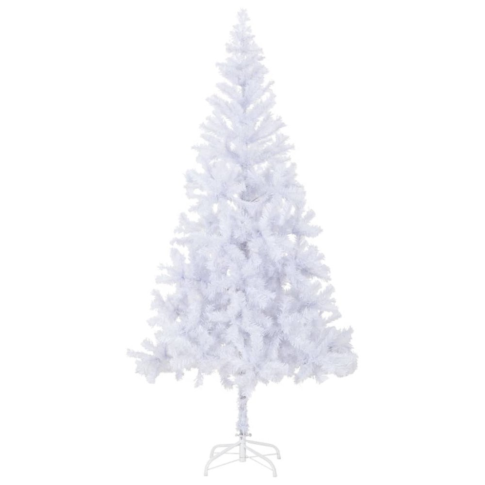 vidaXL Plastgran med stålfot 210 cm 910 grenar