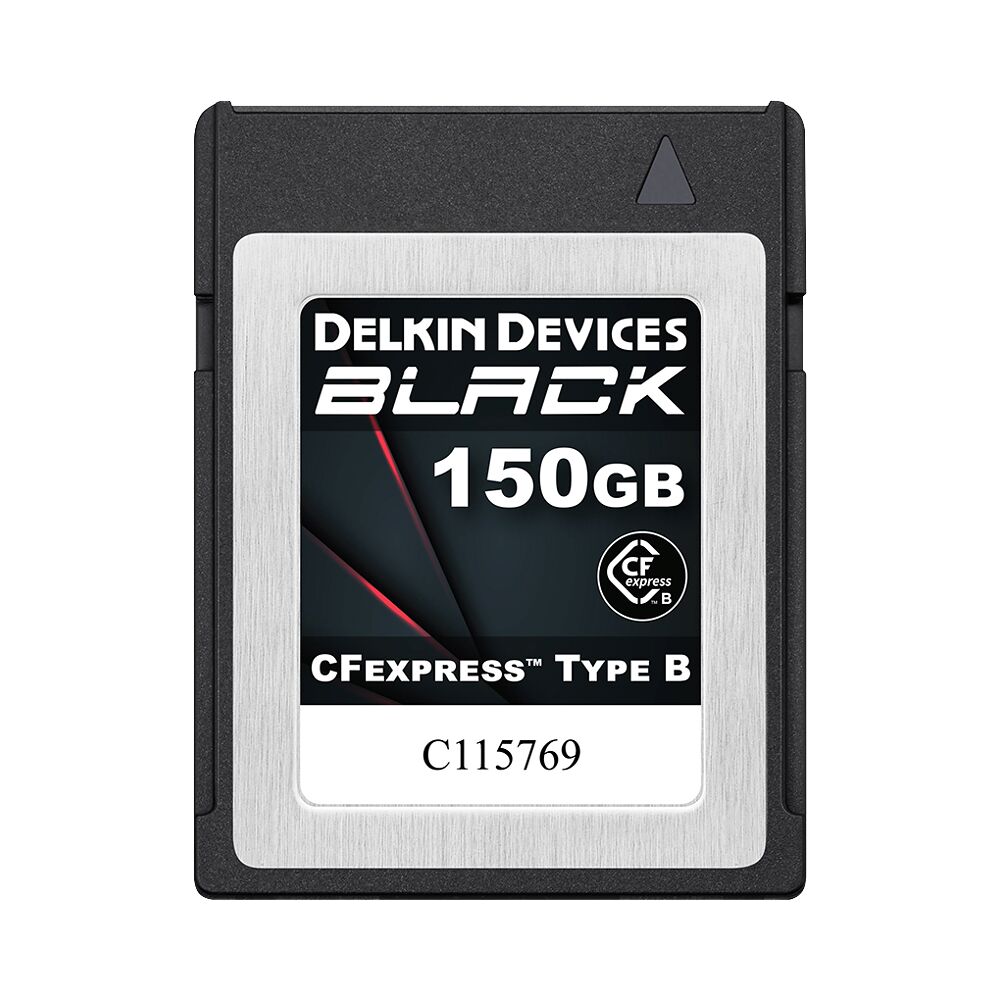 DELKIN Delkin CFexpress BLACK R1725/W1530 (G3) 150GB