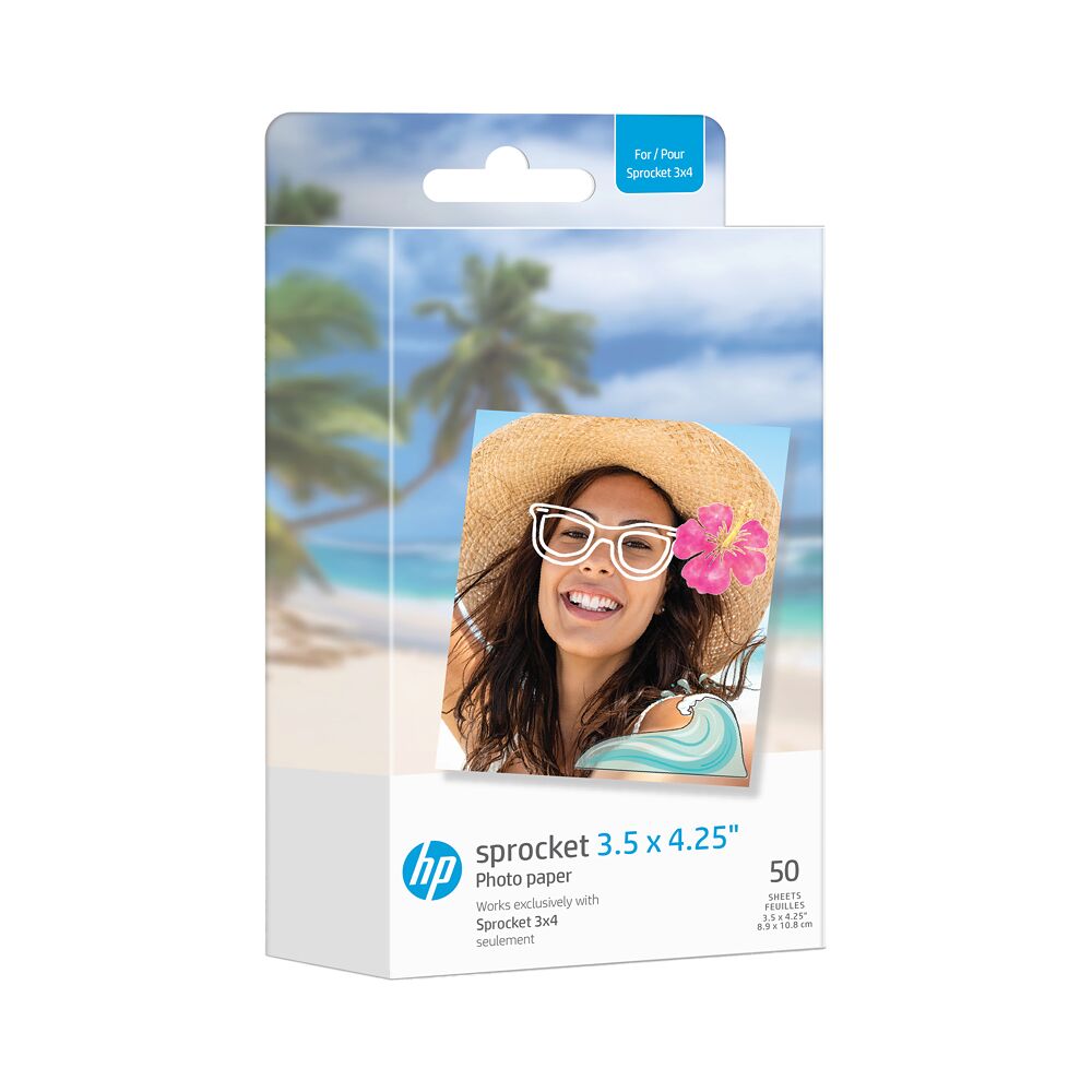 HP HP Sprocket Zink paper 3,5x4,25 50-pack