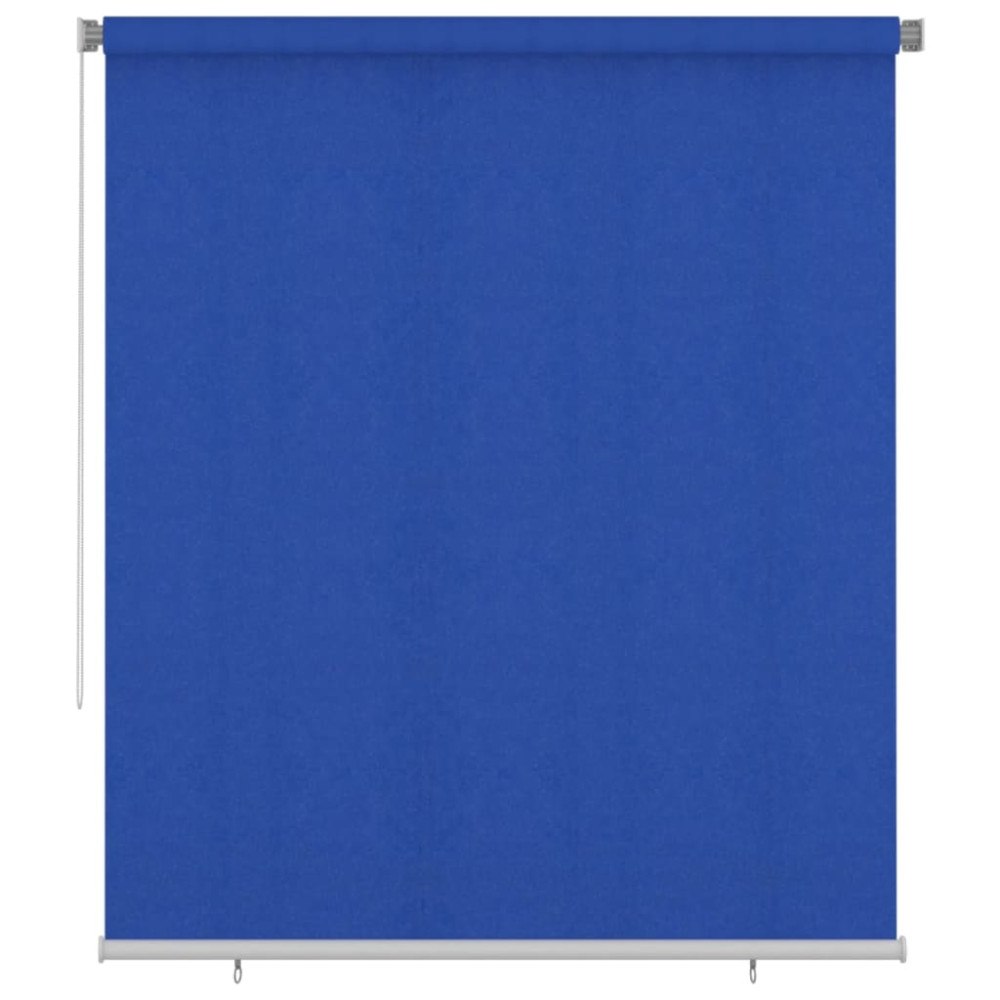 vidaXL Rullgardin utomhus 205 (B) x 230 (H) cm blå HDPE