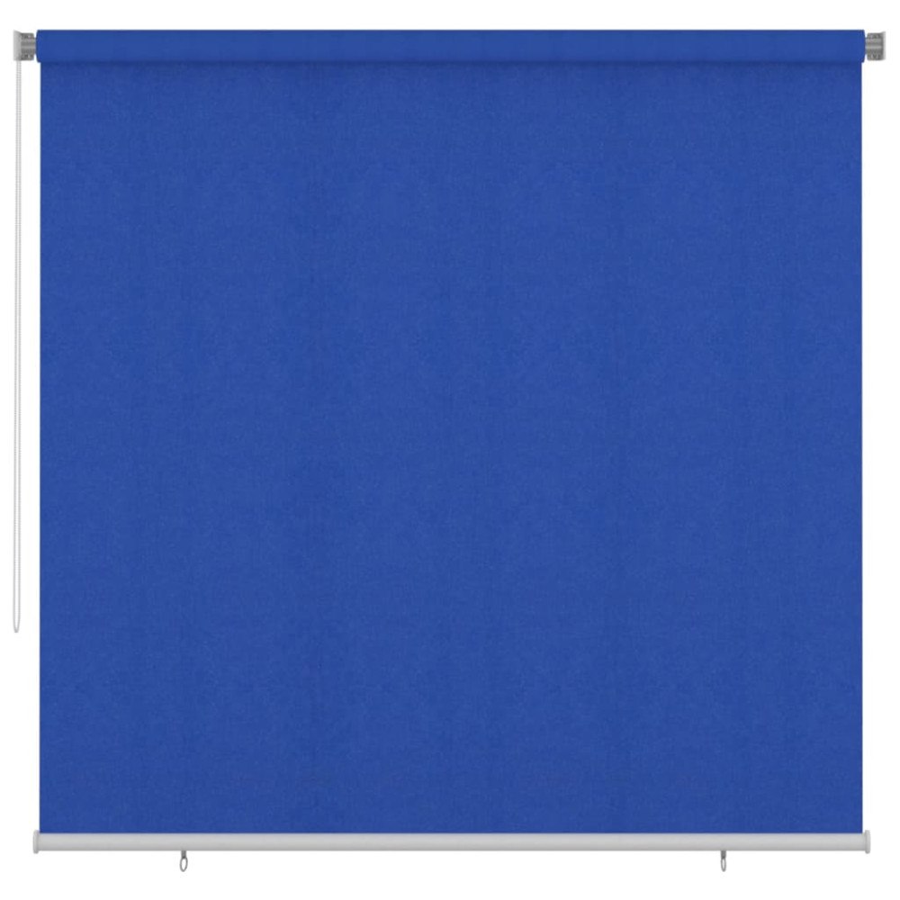 vidaXL Rullgardin utomhus 240x230 cm blå HDPE