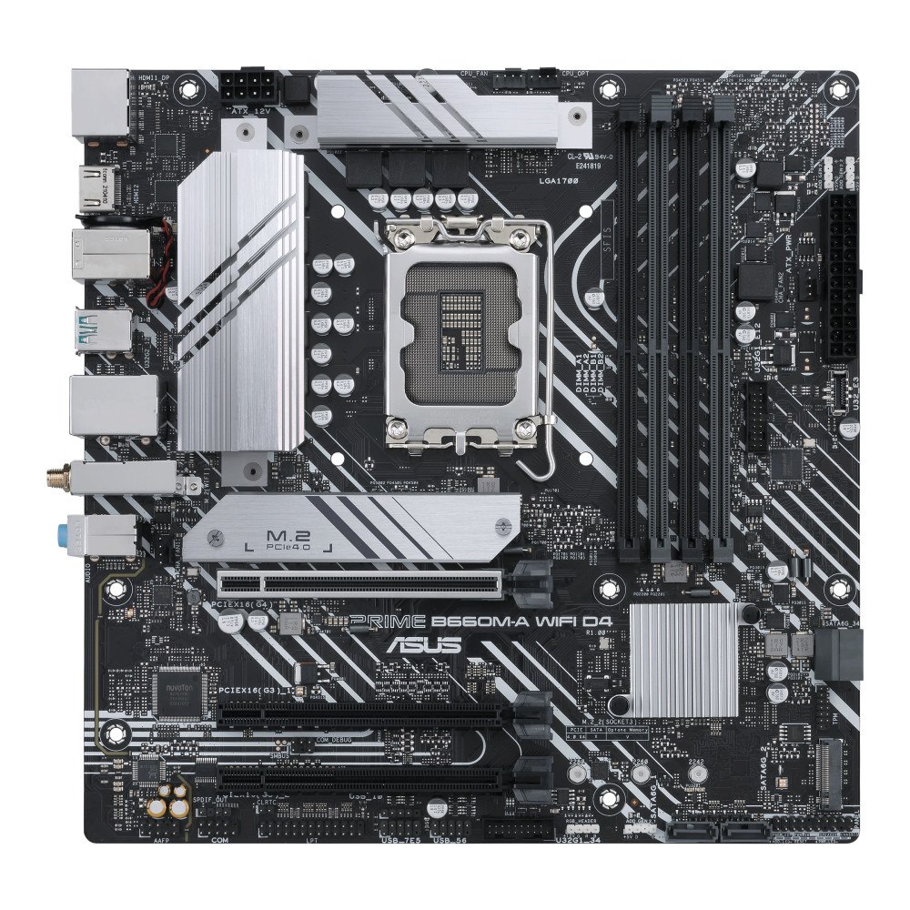 ASUSTeK COMPUTER ASUS PRIME B660M-A WIFI D4 Intel B660 LGA 1700 micro ATX
