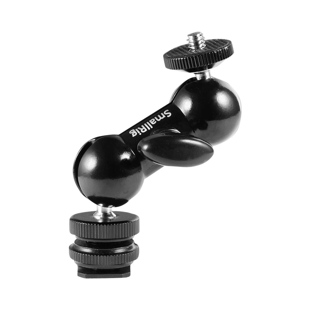 SMALLRIG SMALLRIG 1135 MULTI-FUNC DOUBLE BALLHEAD SHOE+1/4"