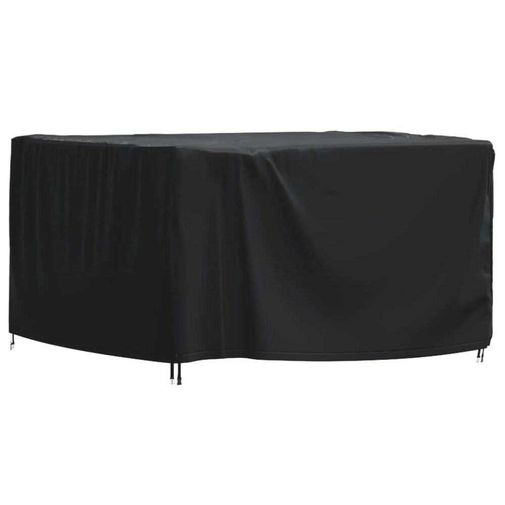 vidaXL Överdrag till trädgårdsmöbler svart 113x113x73cm vattentät 420D