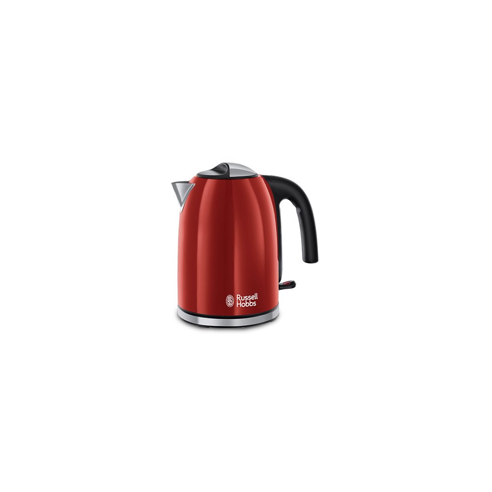 Russell Hobbs Russell Hobbs 20412-70 vattenkokare Svart, Röd, Rostfritt stål