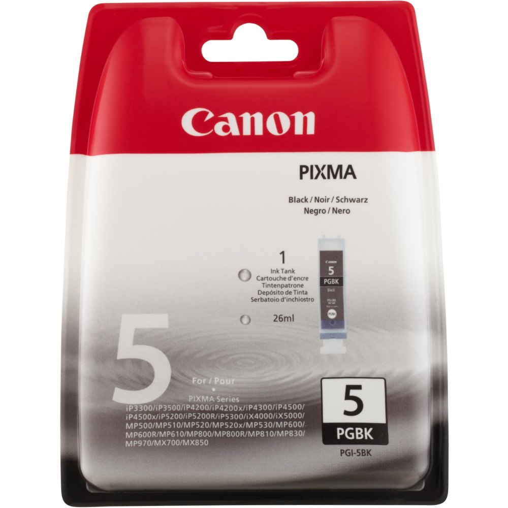 CANON Canon PGI-5BK bläckpatroner 1 styck Original Standardavkastning Svart