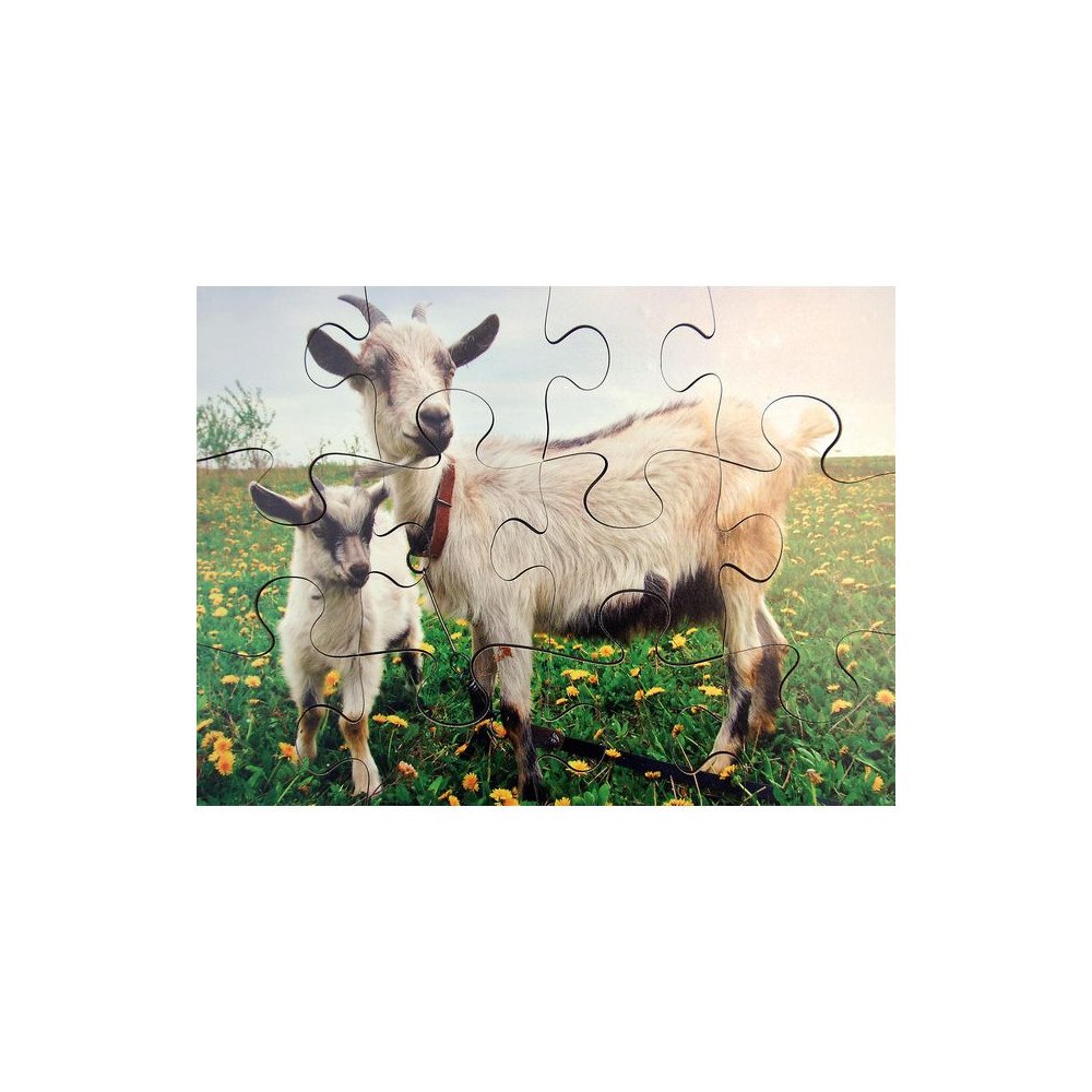 No Brand Pussel bondgårdsdjur 8 olika pussel