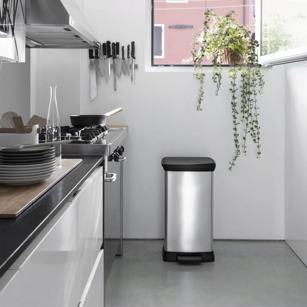 CURVER Curver Pedalhink Deco 50 L silver