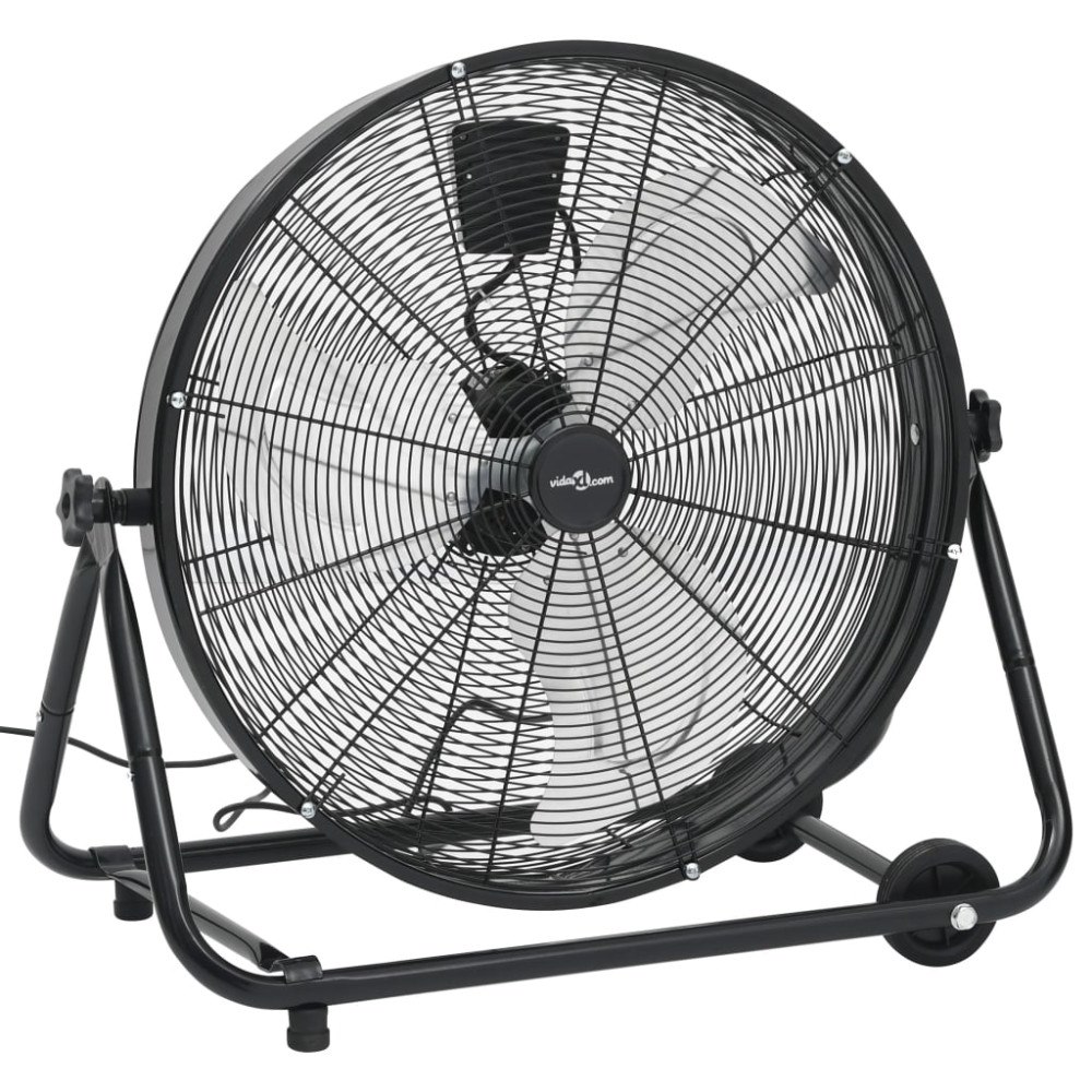 vidaXL Industrifläkt 60 cm 172,5 W svart