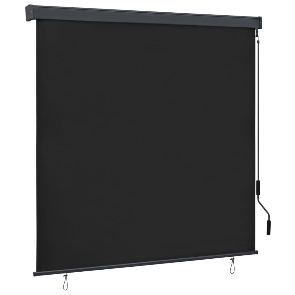 vidaXL Rullgardin utomhus 170x250 cm antracit