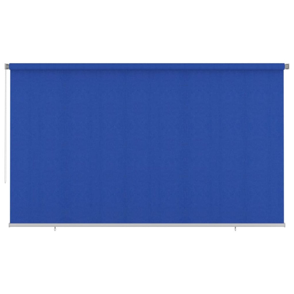 vidaXL Rullgardin utomhus 405 (B) x 230 (H) cm blå HDPE