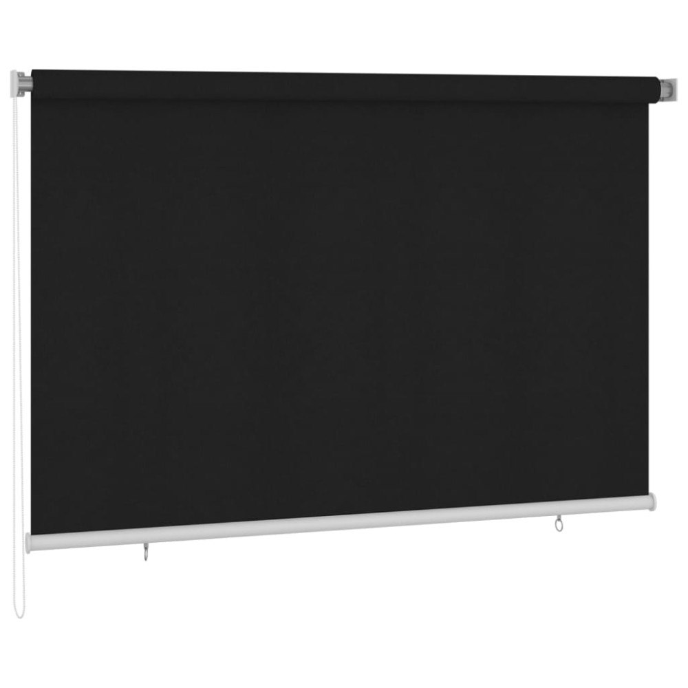 vidaXL Rullgardin utomhus 220x140 cm svart