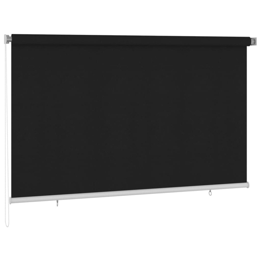 vidaXL Rullgardin utomhus 240x140 cm svart