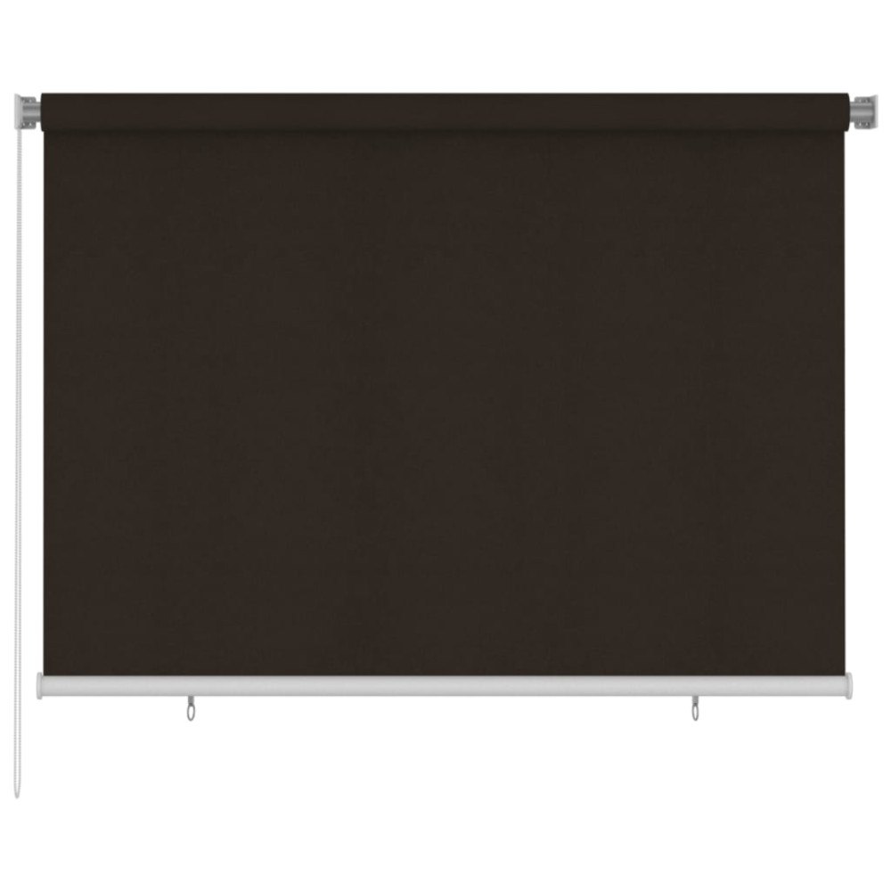 vidaXL Rullgardin utomhus 200x140 cm brun HDPE