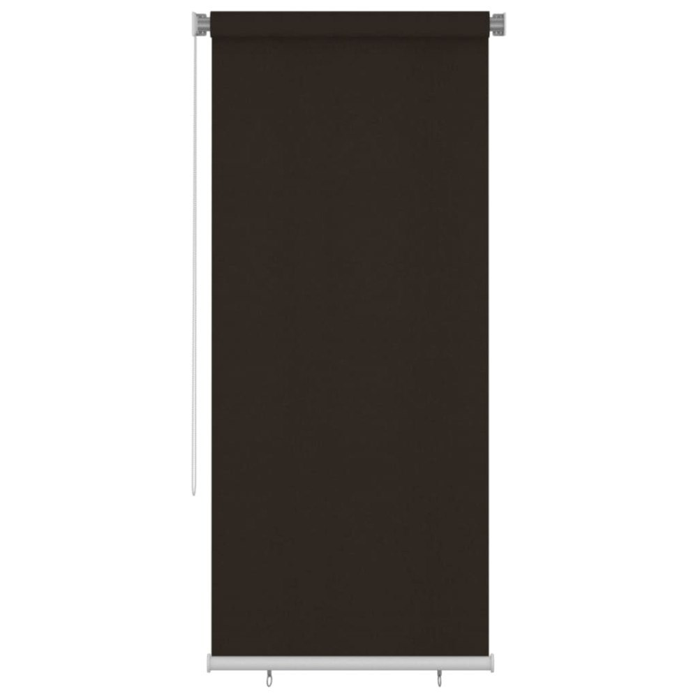 vidaXL Rullgardin utomhus 105 (B) x 230 (H) cm brun HDPE
