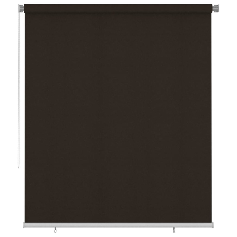 vidaXL Rullgardin utomhus 205 (B) x 230 (H) cm brun HDPE