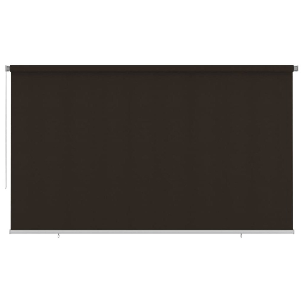 vidaXL Rullgardin utomhus 405 (B) x 230 (H) cm brun HDPE