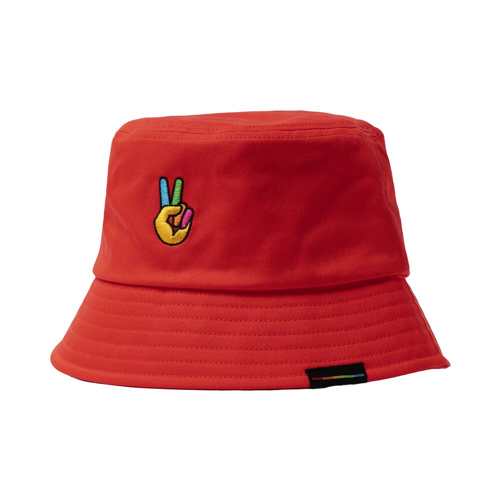 Polaroid Polaroid Bucket Hat Red