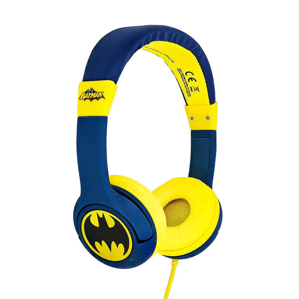 BATMAN Headphone Wired On-Ear 85dB Batlogo