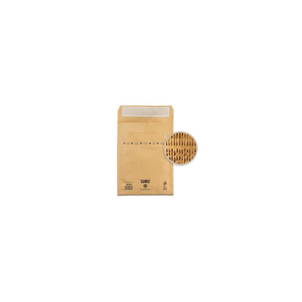Sumo Påse vadderad SUMO 295x445mm brun 10/fp
