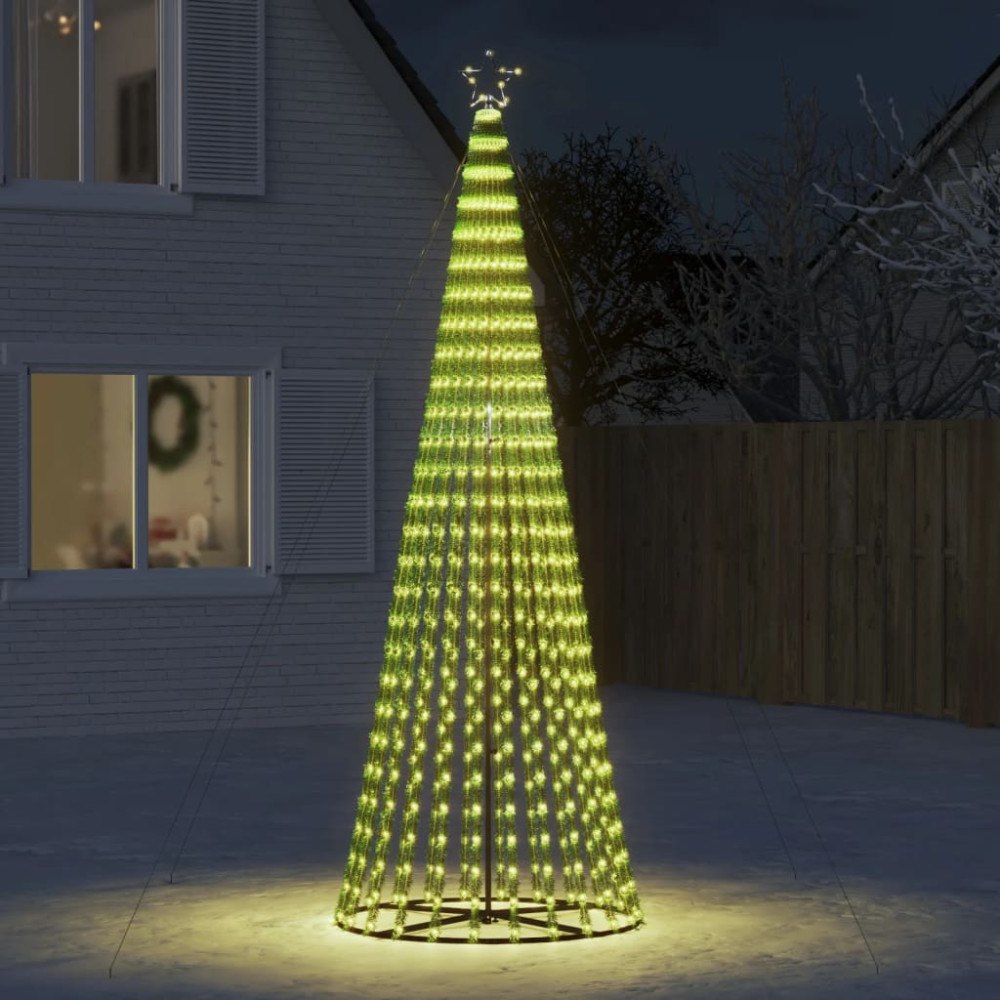 vidaXL LED julgran 688 LED varmvit 300 cm