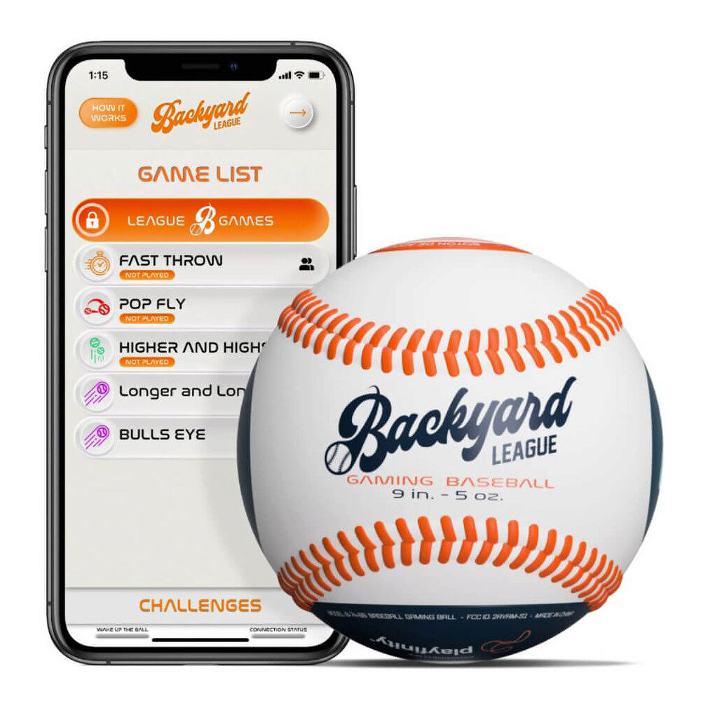 PLAYFINITY Backyard League Bundle Ball and Sensor 2021