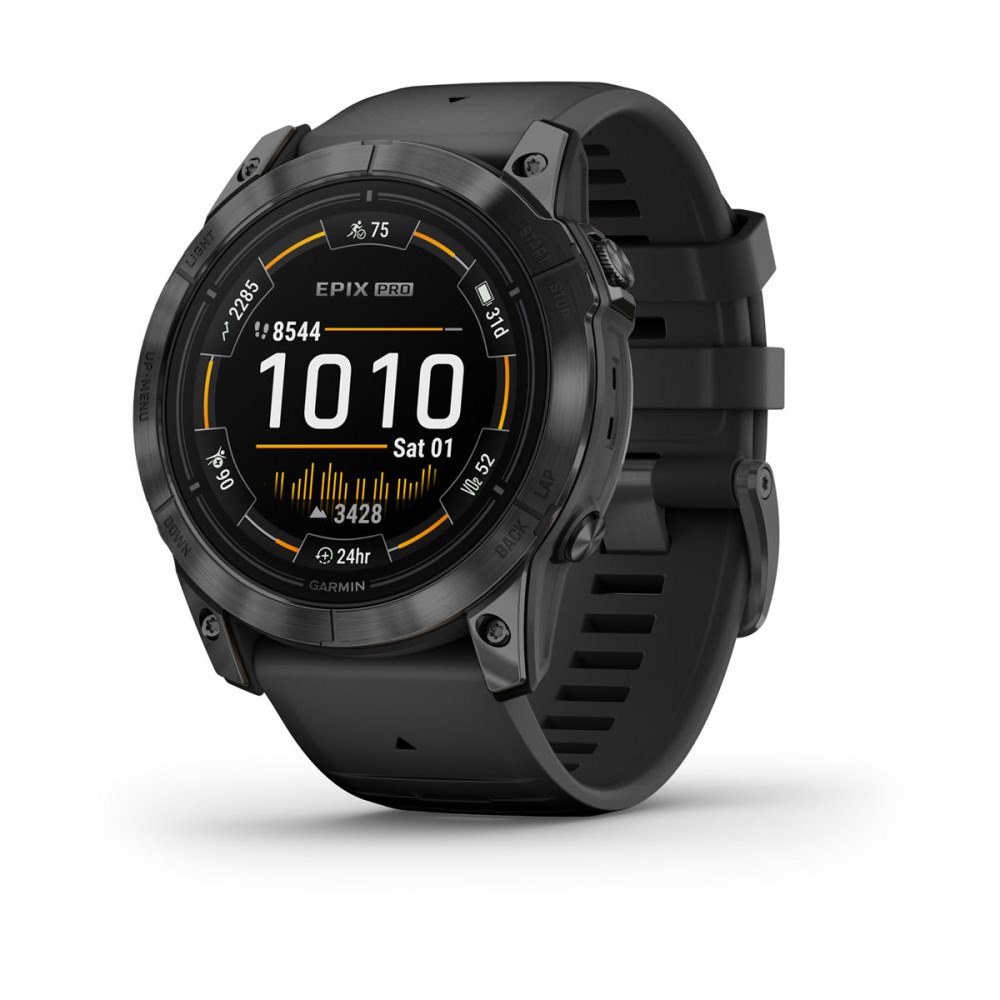 Garmin Garmin epix Pro (Gen 2) 3,56 cm (1.4") AMOLED 51 mm Digital 454 x 454 pixlar Pekskärm Grå Wi-Fi GPS