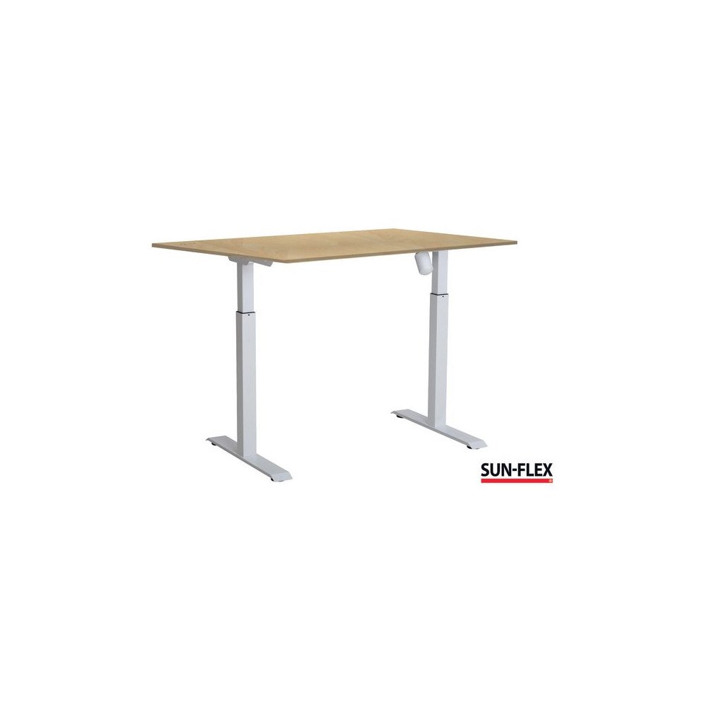 Sun-Flex Bord SUN-FLEX II höj/sänk 120x80 vit/bjö