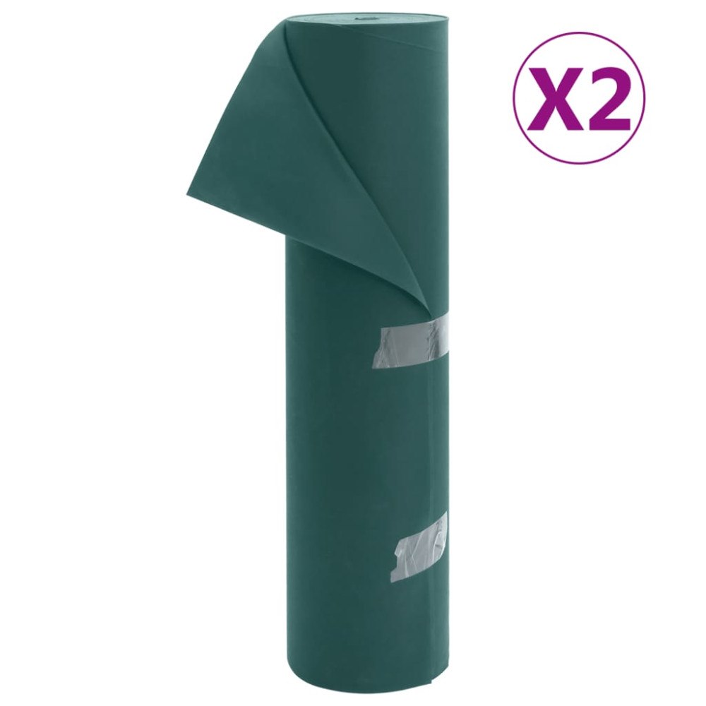 vidaXL Fiberduk 2 rullar 70 g/m² 50x1,6 m