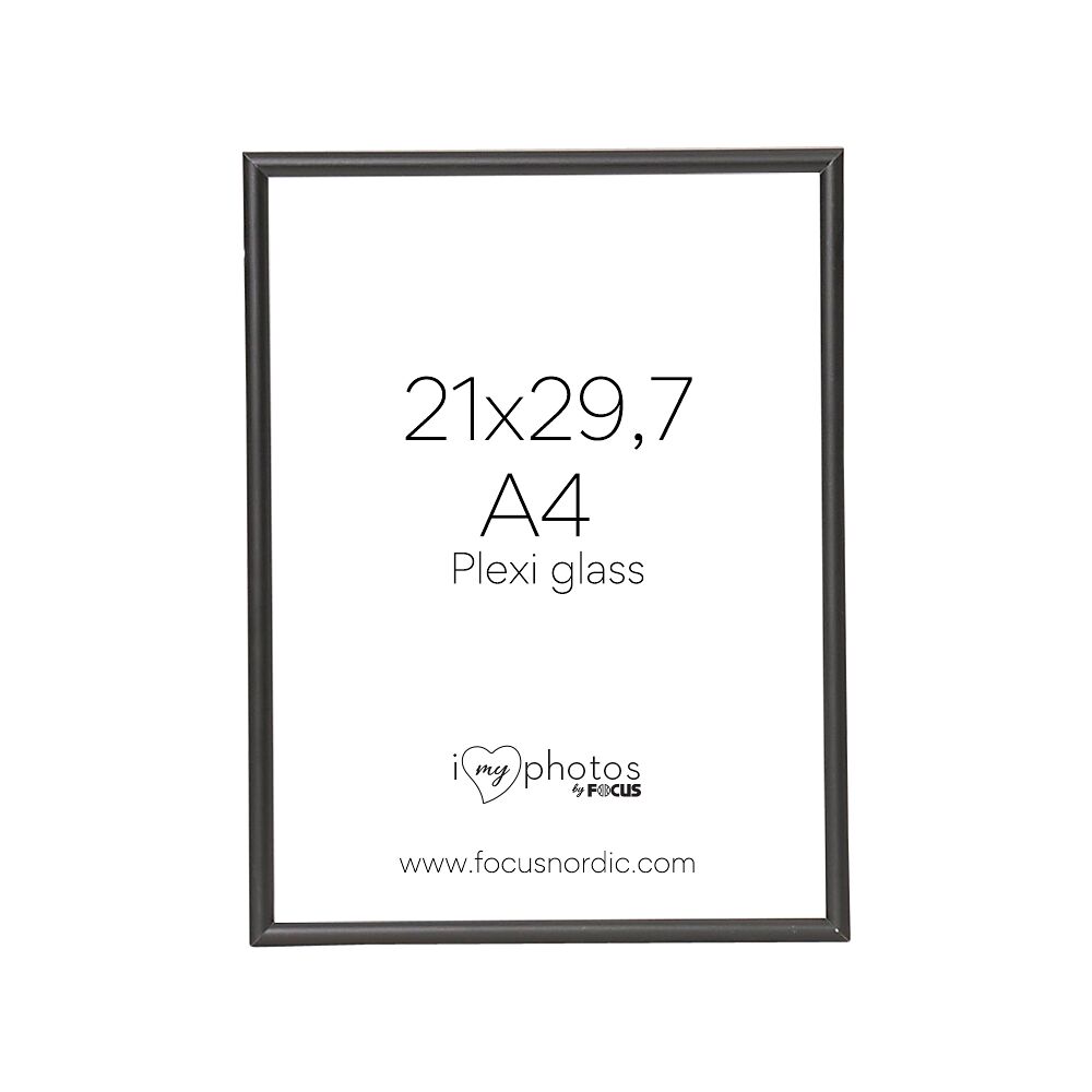 FOCUS Focus Can-Can Aluminium Black 21x29,7 (A4) Plexi