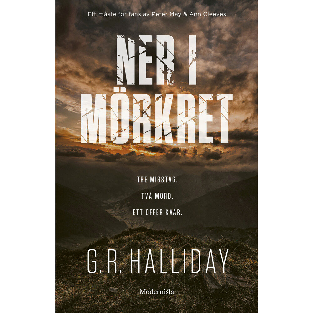 G. R. Halliday Ner i mörkret (inbunden)